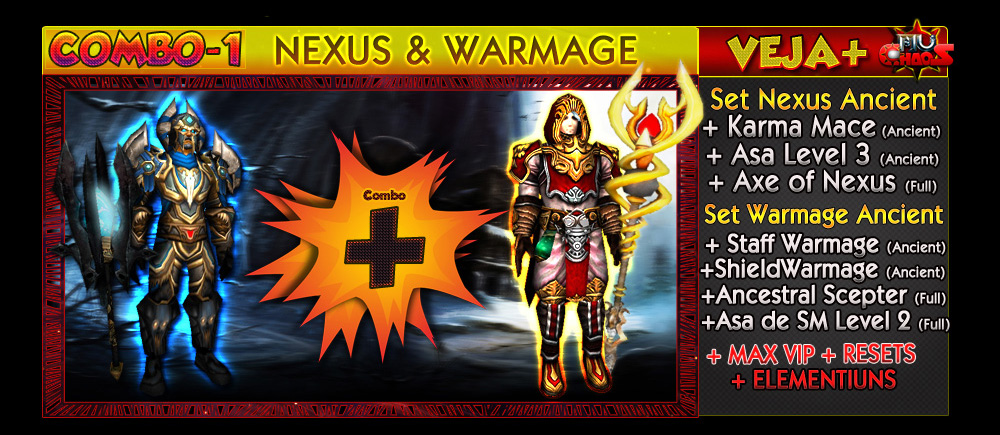 Set Nexus e WarMage 
